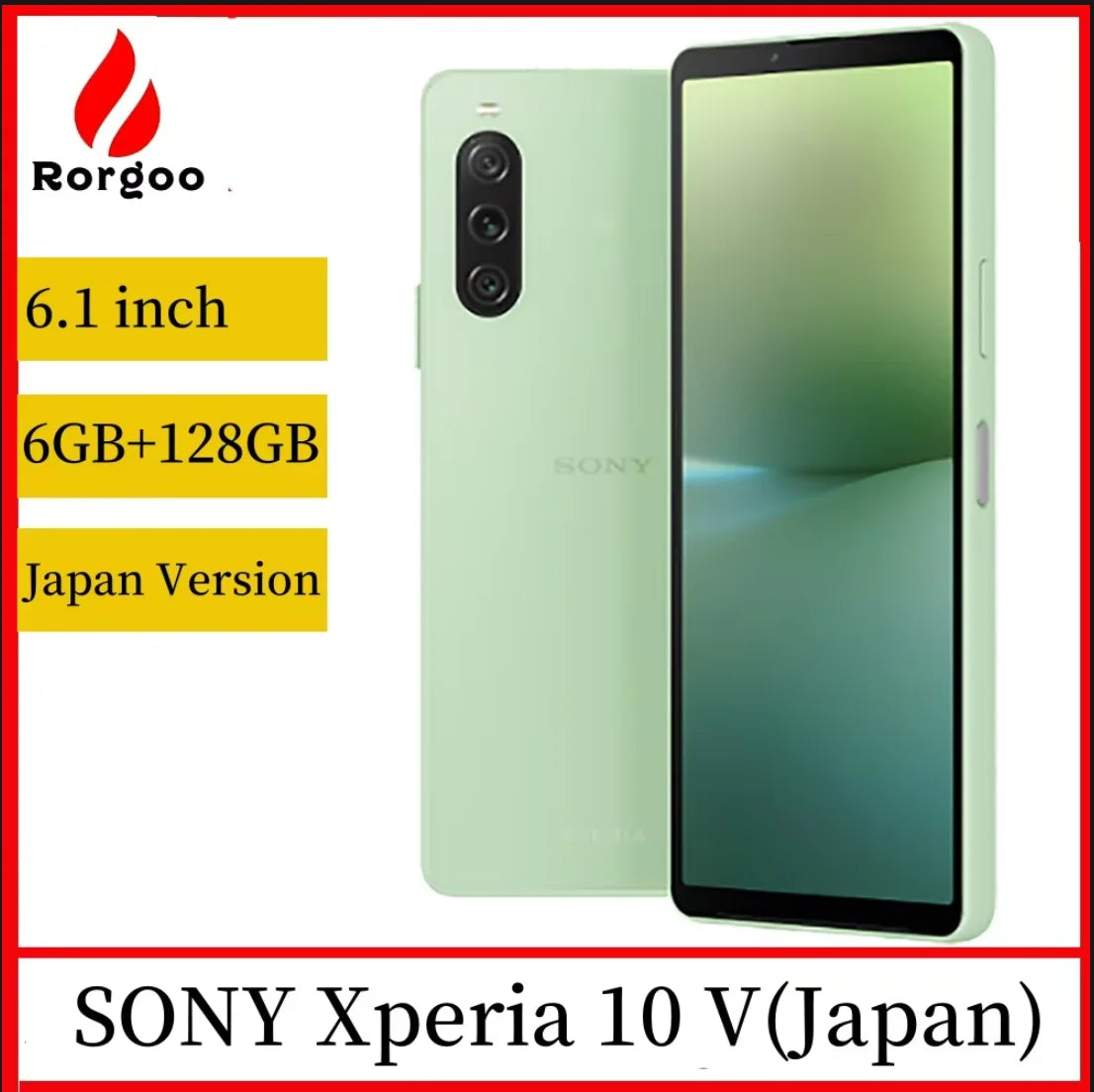 Sony Xperia 10 V 5G Japanese Version Mobile phone 6GB 128GB ROM 6.1" OLED Snapdragon 695 Octa Core Android Original SmartPhone