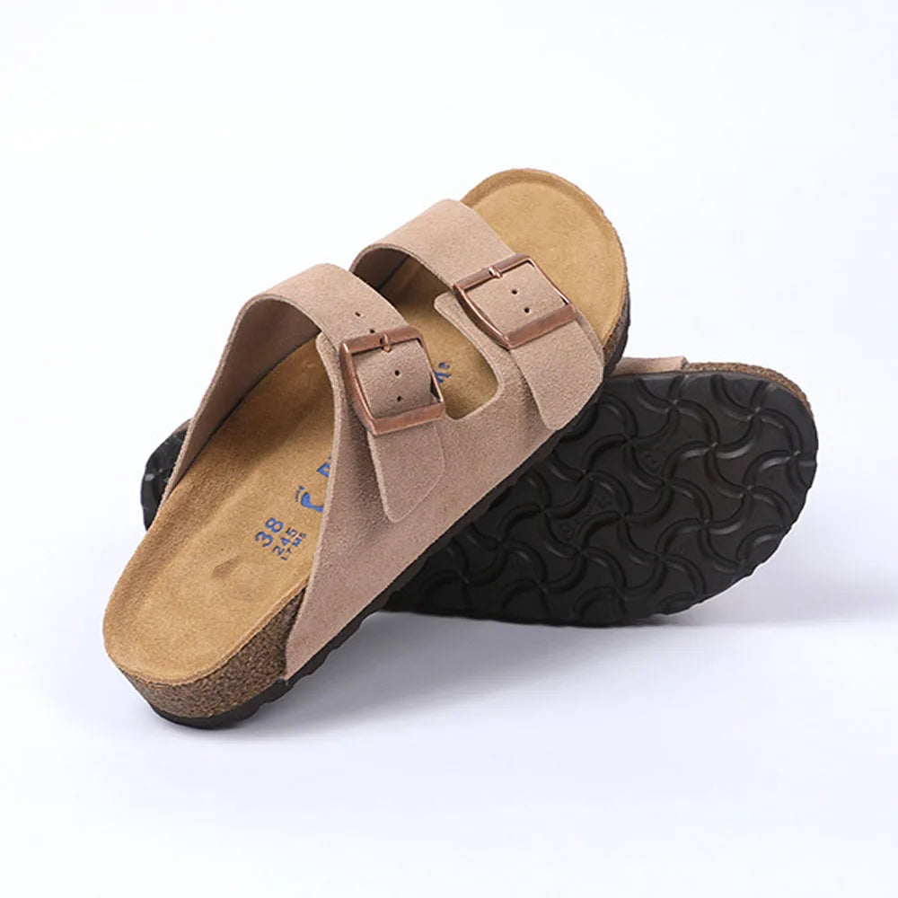 Fashionable modern men's and women's sandals are comfortable and versatile for summer, beach, and outdoor use