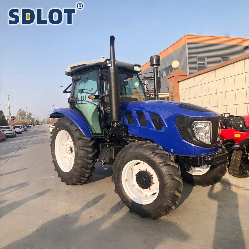 Customized 160HP Heavy Duty 4WD Wheeled Euro5 Diesel Tractor All-terrain with Cabin for Large Scale Farming Multifunctional