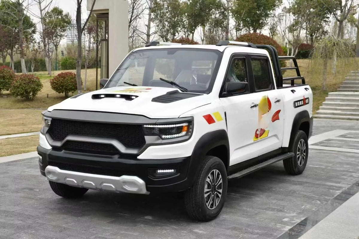 High-quality new pickup trucks for transporting camping gear and off-road trips