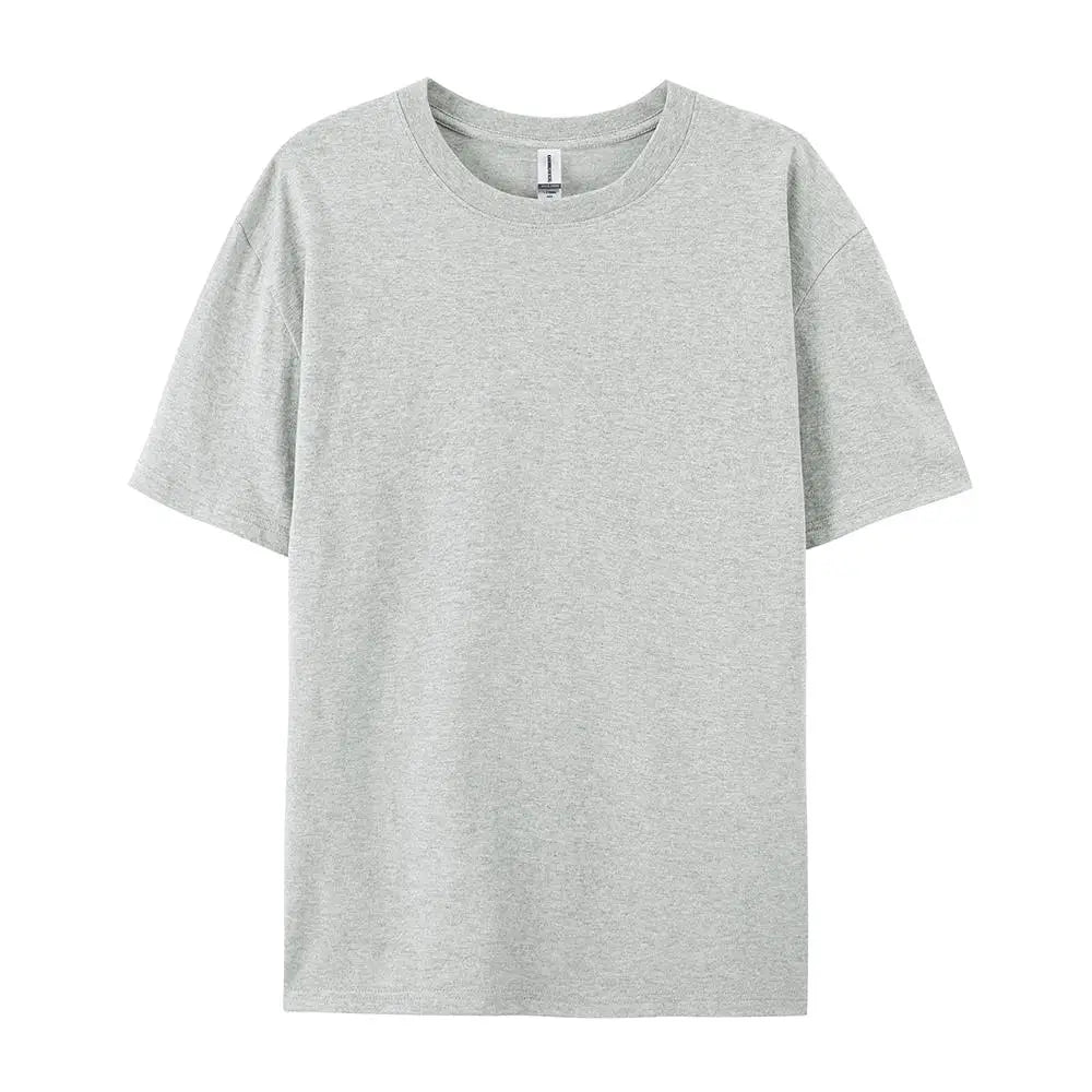 100% Cotton Solid T-Shirts Men & Women Short Sleeve Fashion Brand Trend Casual Soft Clothing Tees - Pack of 6 | Summer Tops