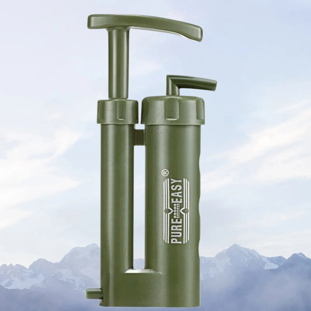 7 of 12 Essential CBRN Survival Items - MUST HAVE: Portable Water Purifier Filter Camping Outdoor Emergency Disaster Relief Survival Gear Compact Treatment Device
