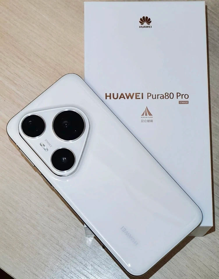 Original Huawei Pura 80 Pro Mobile Phone 6.8" OLED Display HarmonyOS 5.1 Kirin 9020 Camera 50MP Battery 5700mAh Smartphone