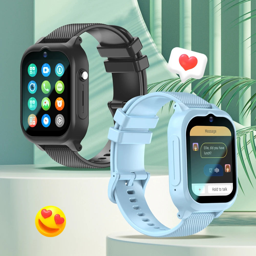 2025 VK26 4G Children Smartwatch With HD Camera SOS WIFI GPS Positioning Location SIM Card Call Kids Smart Watch Boys Girl Gift