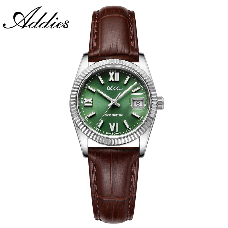 ADDIES 28mm Woman's Watches BGW9 Super Luminous Sapphire Mirror 5Bar Waterproof Diving Elegant Quartz Watch For Women AW25901