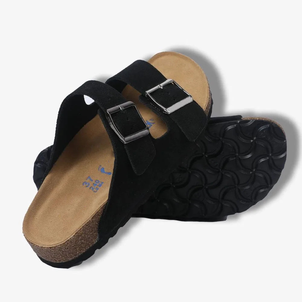 Fashionable modern men's and women's sandals are comfortable and versatile for summer, beach, and outdoor use