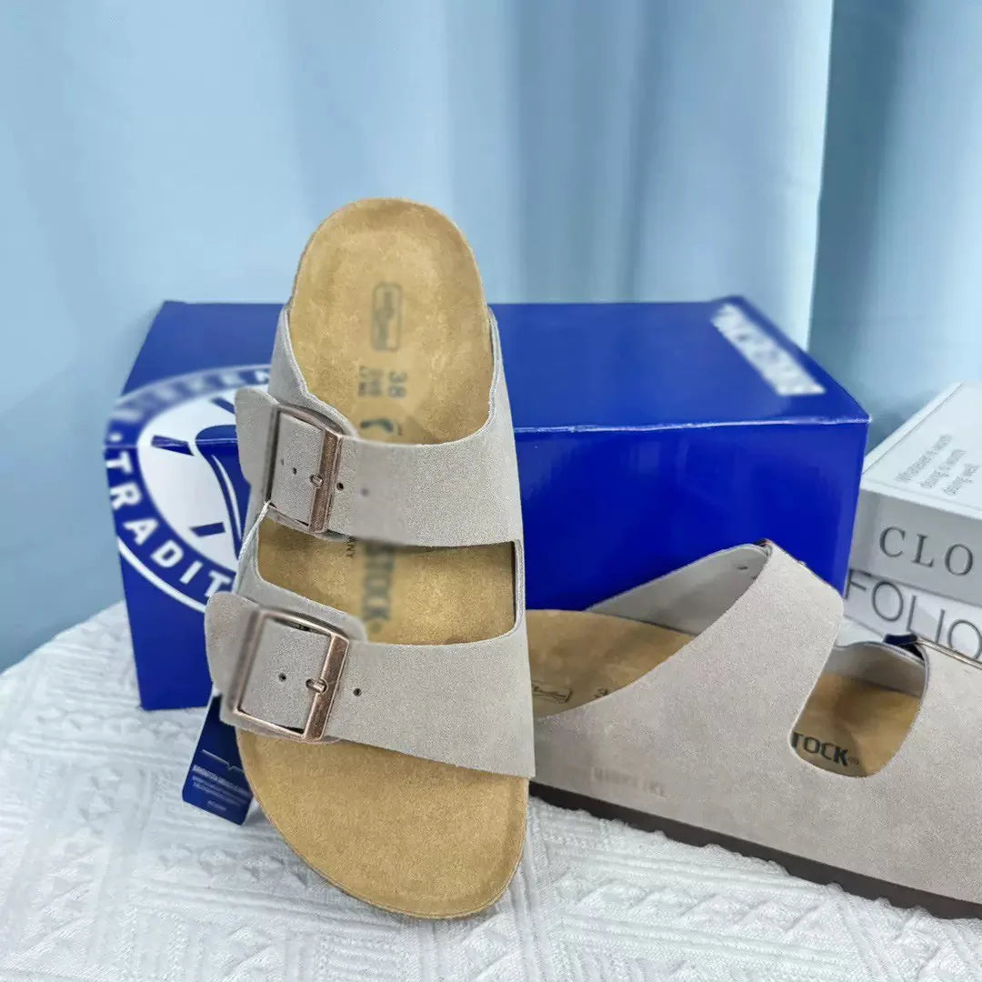 Fashionable modern men's and women's sandals are comfortable and versatile for summer, beach, and outdoor use