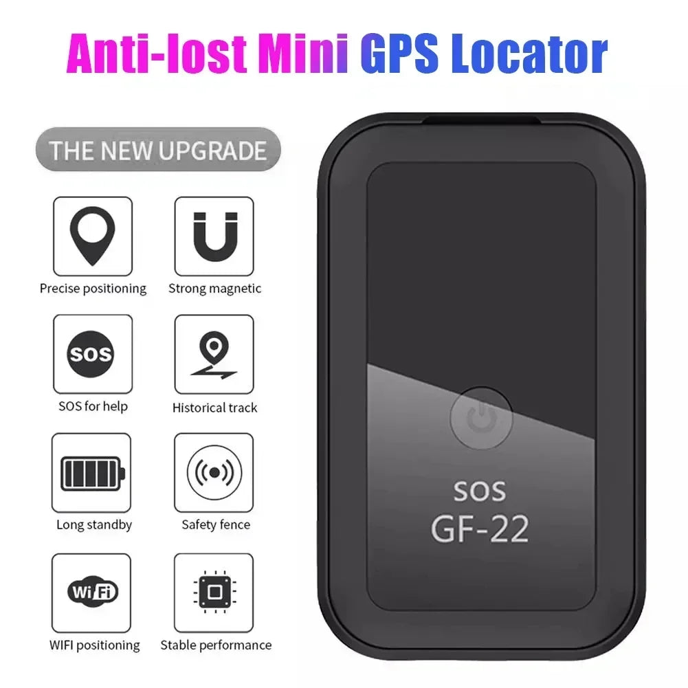 Mini Car Tracker GF 22 Magnetic Car GPS Locator Anti-Lost Recording Tracking Device Can Voice Control Phone Wifi LBS