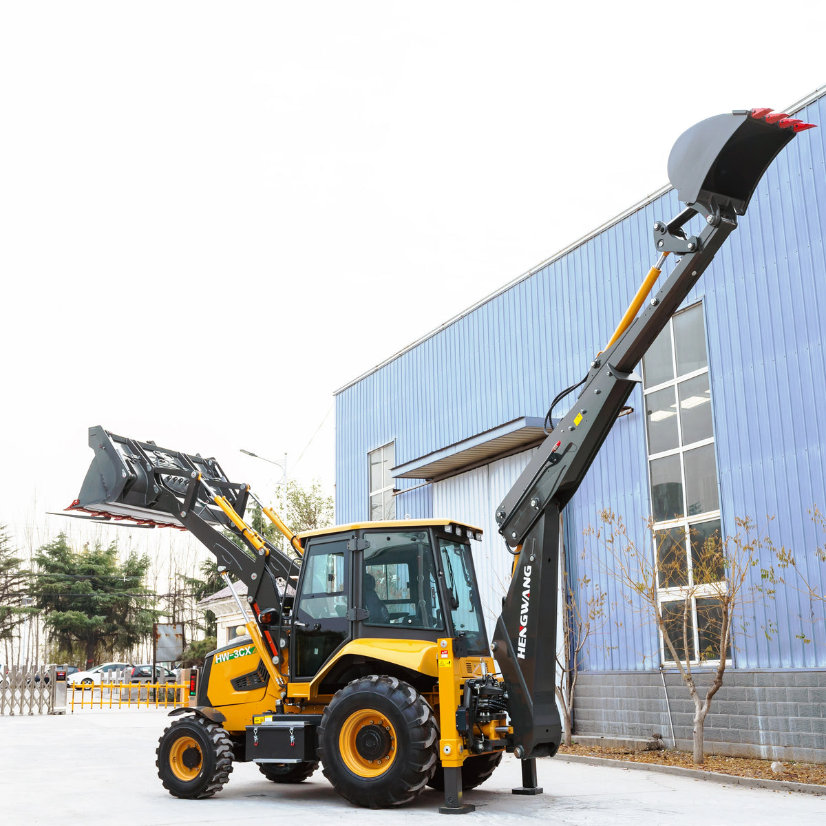 New 7.8 Ton Excavator Loader 4x4 Backhoe Loader Multi-Purpose 4WD All-Terrain Diesel Agricultural Tractor Construction Machinery