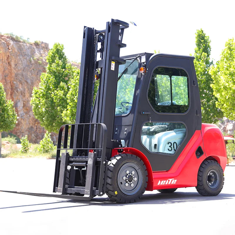 New 3 ton Diesel Forklift Heavy Duty Hydraulic Lift China Factory Price 4x4 Wheel Forklift with CE/EPA Forklift Custom