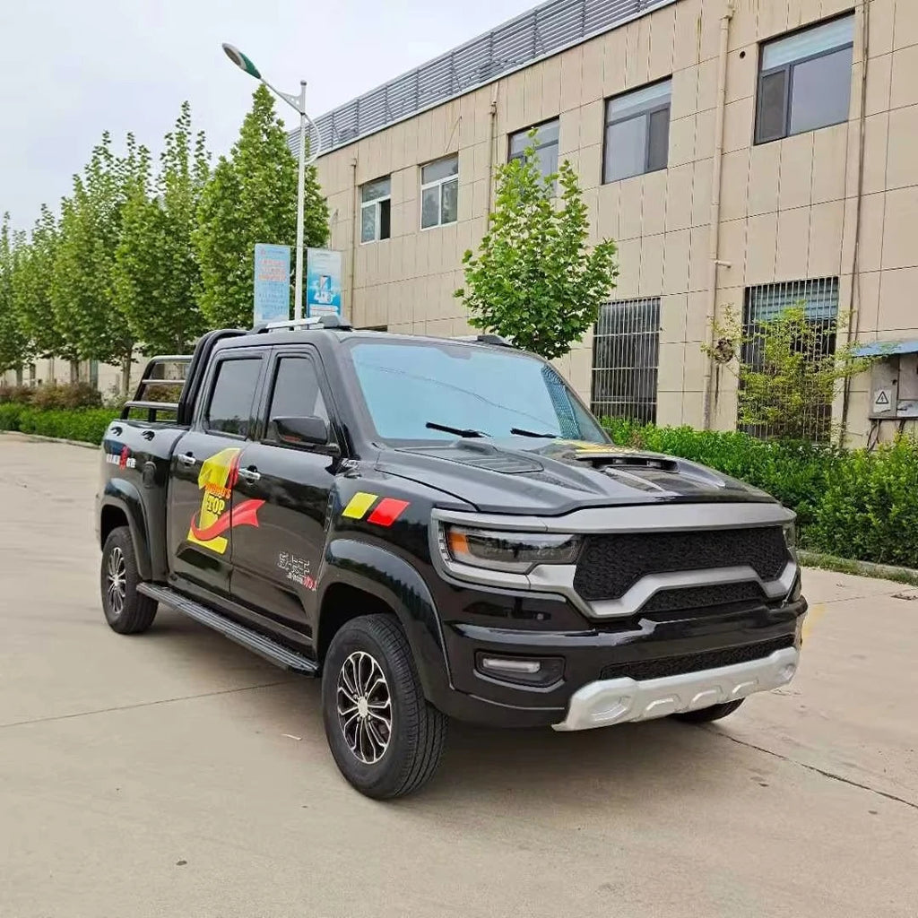 High-quality new pickup trucks for transporting camping gear and off-road trips