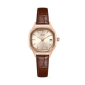 Girls' Square Watch Retro Elegant Quartz Watch Waterproof Women's Clock Reloj V160