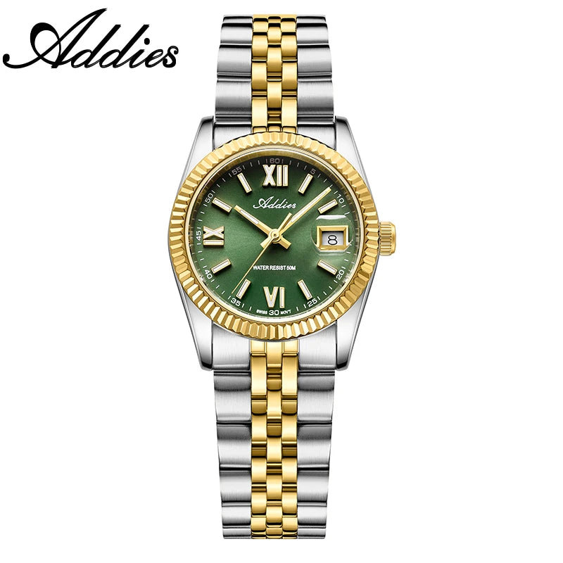 ADDIES 28mm Woman's Watches BGW9 Super Luminous Sapphire Mirror 5Bar Waterproof Diving Elegant Quartz Watch For Women AW25901