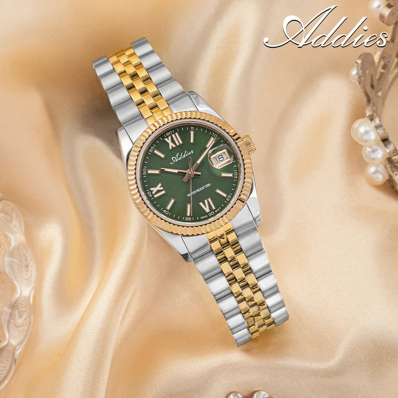 ADDIES 28mm Woman's Watches BGW9 Super Luminous Sapphire Mirror 5Bar Waterproof Diving Elegant Quartz Watch For Women AW25901