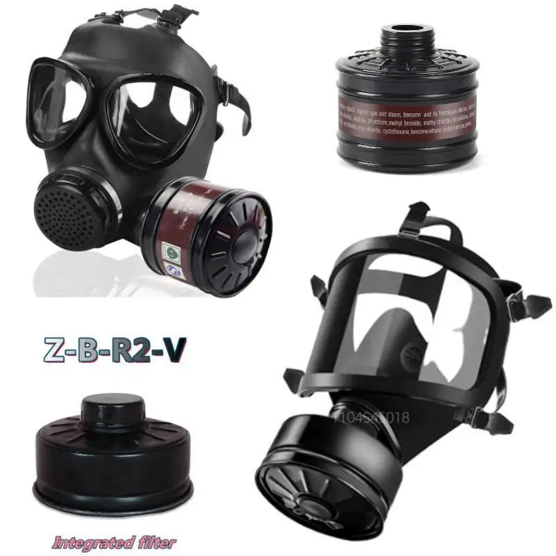 9 of 12 Essential CBRN Survival Items - MUST HAVE: Gas Mask Filter 40mm Respirator Canister Practical Replacement Accessory mask Chemical gas mask Respirator