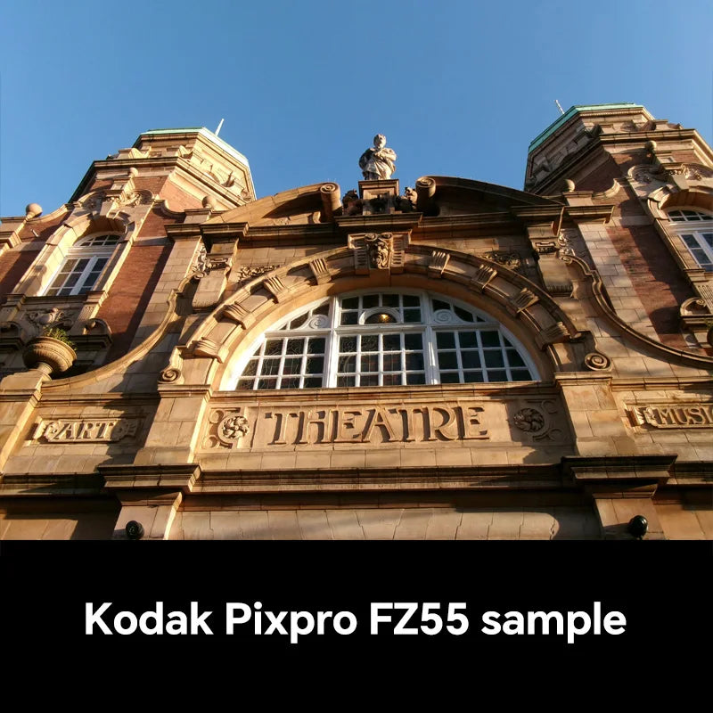 KODAK PIXPRO FZ55 16MP Digital Camera 5X Optical Zoom 28mm Wide Angle 1080P Full HD Video 2.7" LCD Vlogging Camera