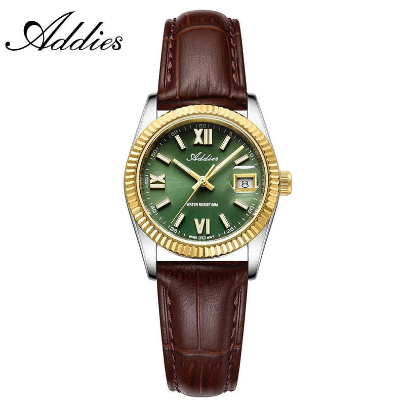 ADDIES 28mm Woman's Watches BGW9 Super Luminous Sapphire Mirror 5Bar Waterproof Diving Elegant Quartz Watch For Women AW25901