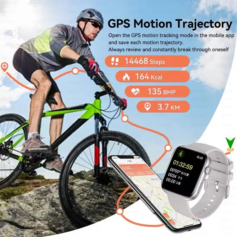 Original 2026 For Apple Watch 10 Smart Watch Men Body Temperature Bluetooth Call NFC GPS Sports Women DT SmartWatch X for Apple