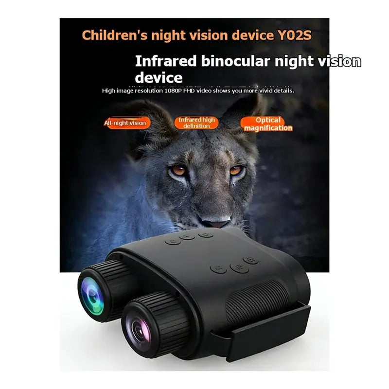 New Tech Night Vision Device 1080P Binoculars 1MP High-Definition Camera 500M Long Range 6X-10X Zoom 2000Mah Battery