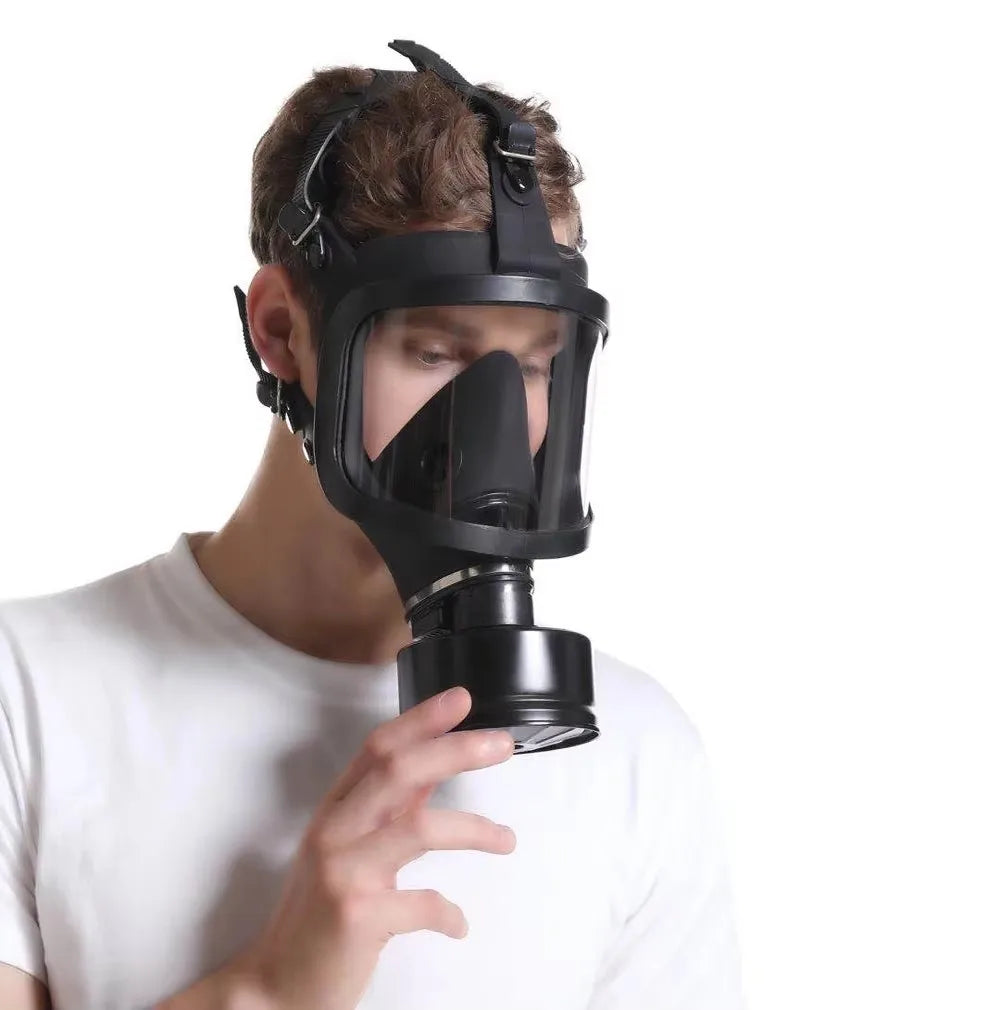 3 of 12 Essential CBRN Survival Items - MUST HAVE: MF14/05 type gas mask, chemical anti nuclear pollution radiation head mounted respirator, full face gas mask with 40mm filter