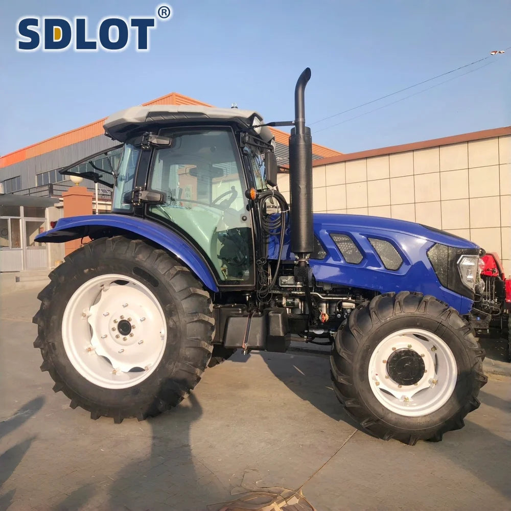 Customized 160HP Heavy Duty 4WD Wheeled Euro5 Diesel Tractor All-terrain with Cabin for Large Scale Farming Multifunctional