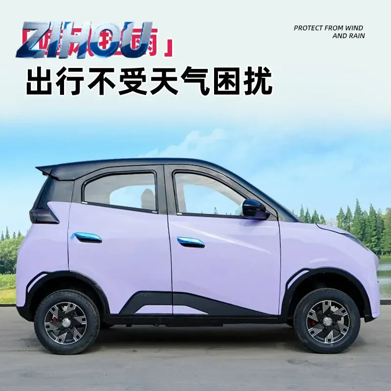 for  Four Wheeled Electric Vehicle Adult Elderly Lady Household Transportation New Energy Oil Electricity Dual Purpose