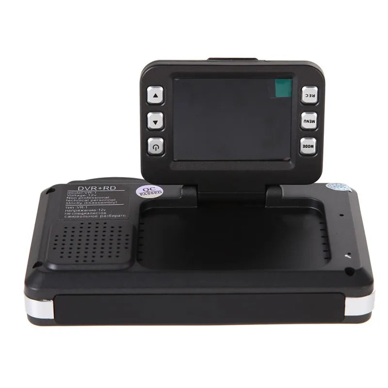 Car Dash Recoder VGR1 DVR Camera 2 IN 1 Anto Detector 150 Degree Night Version Video Recorder English or Russian Language