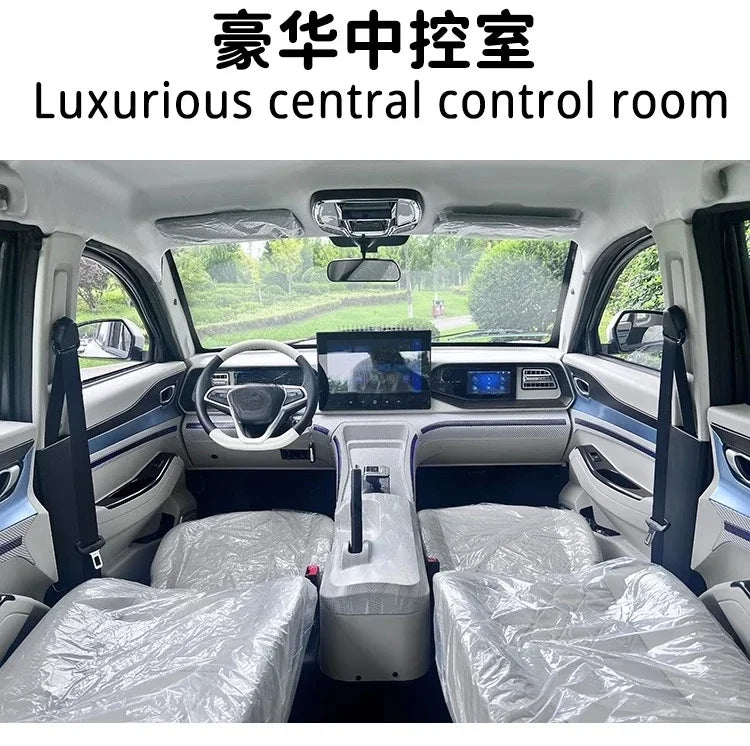 Four-wheeled electric vehicle, household transportation, dual-purpose fully enclosed adult four-wheeled electric vehicle