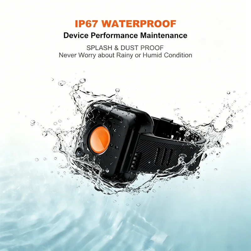 4G GPS Tracker Pendant for Kids And Seniors Waterproof with Camera SOS Safety Fall Detection Wearable Wristband Remote Control