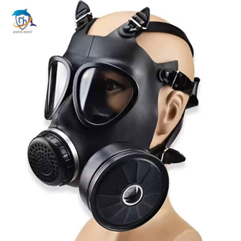 3 of 12 Essential CBRN Survival Items - MUST HAVE: MF14/05 type gas mask, chemical anti nuclear pollution radiation head mounted respirator, full face gas mask with 40mm filter