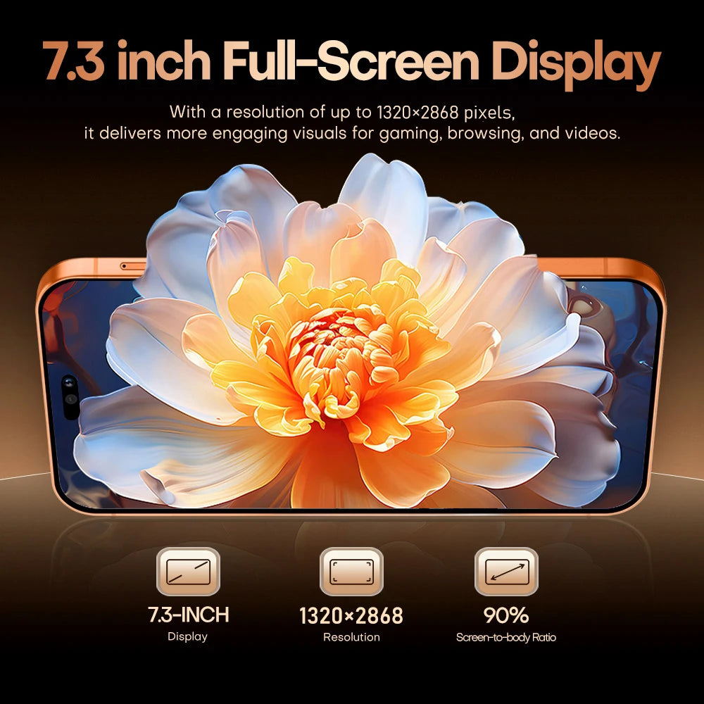 HOT  i17 Pro max 2026 New High Quality original intelligent 4G 5G dual card dual standby system global version 8000mAh battery