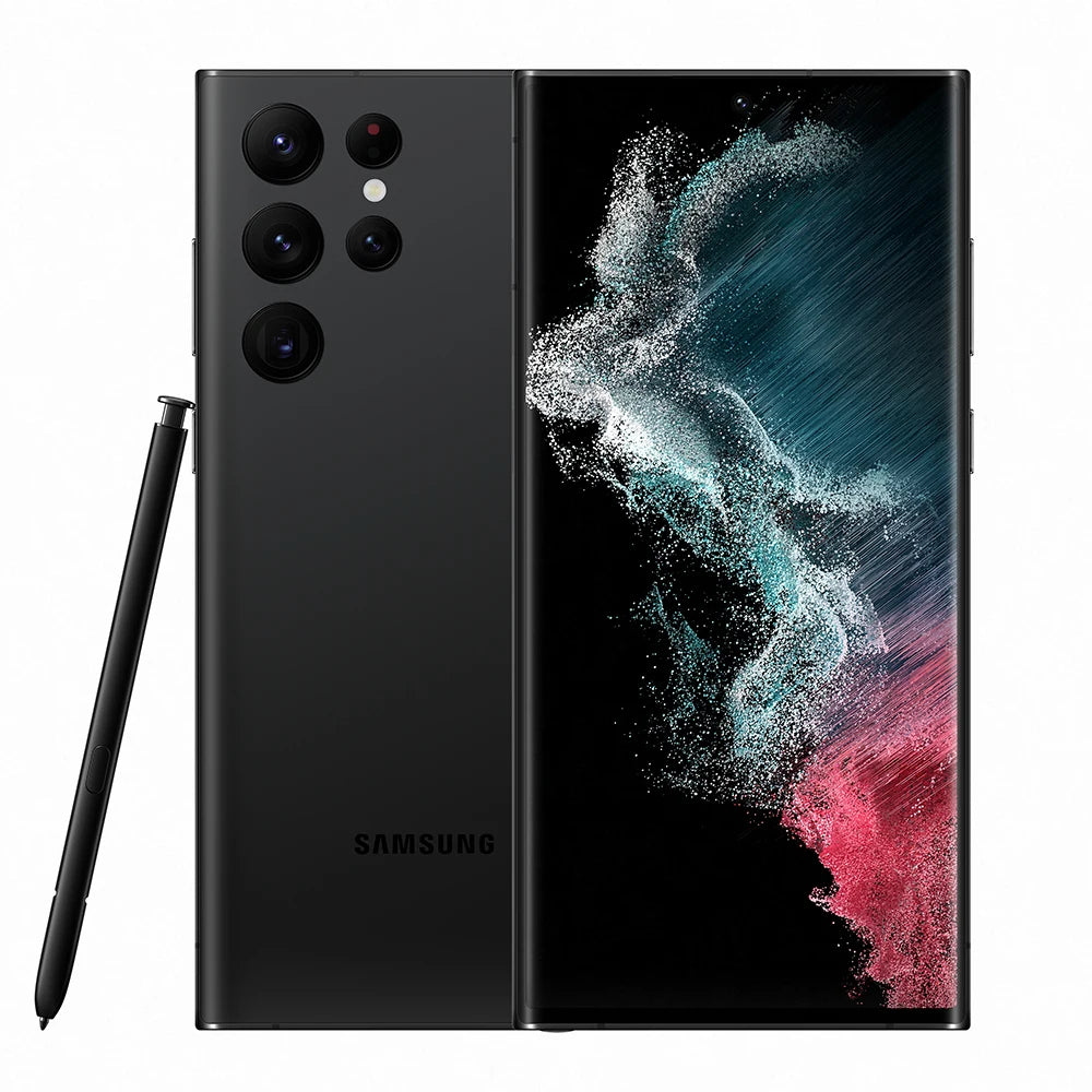 Samsung Galaxy S22 Ultra 5G Refurbished Smartphone S908U1 8K Camera 6.8inch  Screen 128G Original Unlocked Phone S22U US Version