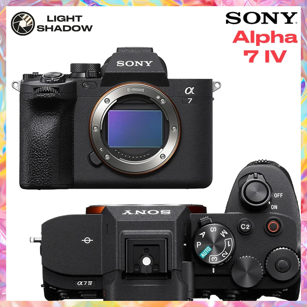 Sony A7IV Alpha A7 IV Full Frame Mirrorless -  Stills. Video. Beyond.7K Oversampled 4K. Cinematic Quality in Your Hands.