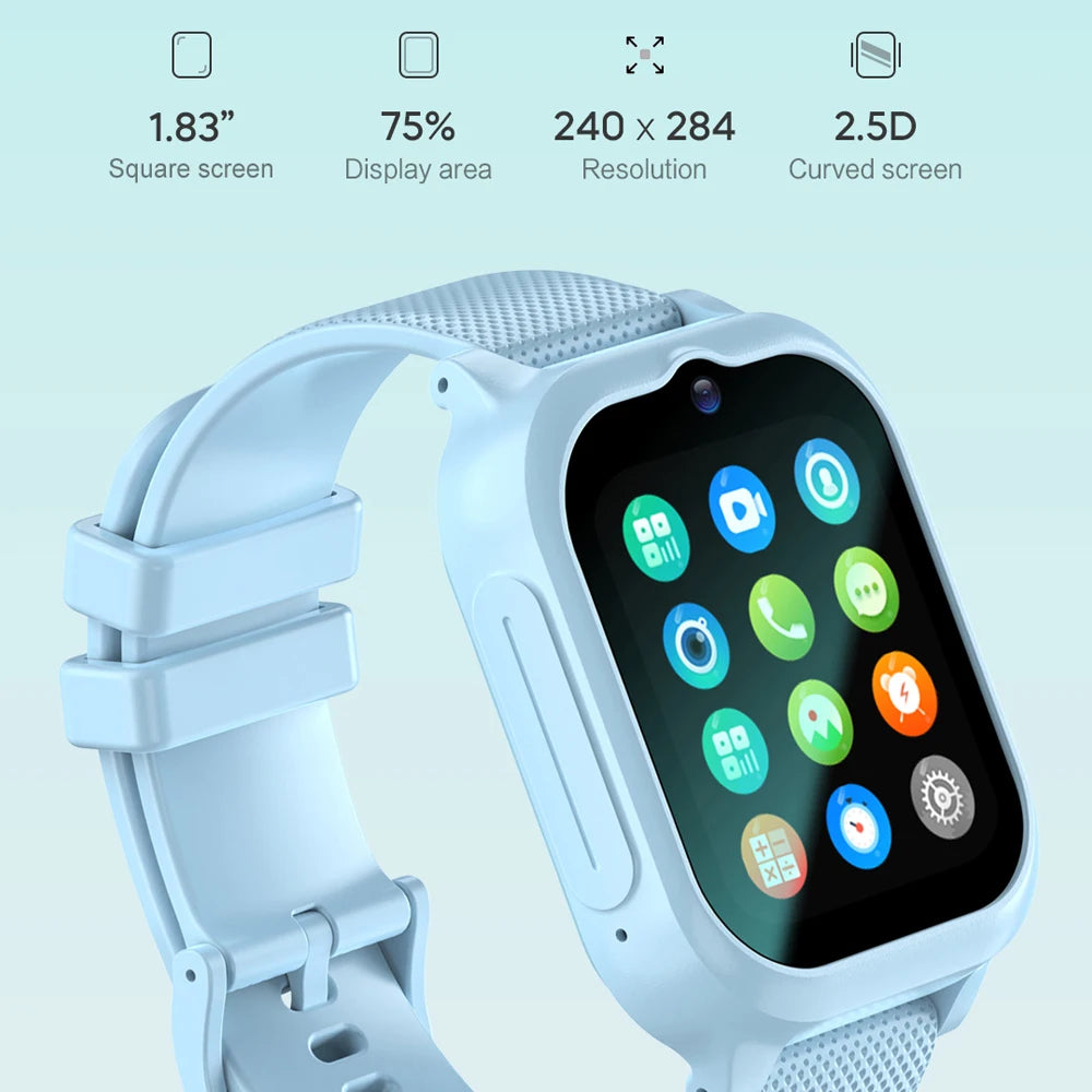 2025 VK26 4G Children Smartwatch With HD Camera SOS WIFI GPS Positioning Location SIM Card Call Kids Smart Watch Boys Girl Gift