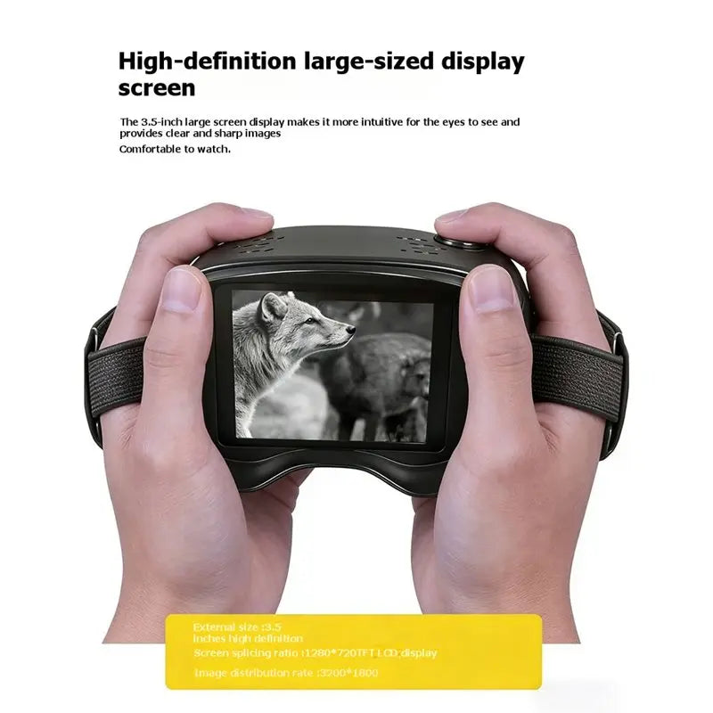 New Tech Night Vision Device 1080P Binoculars 1MP High-Definition Camera 500M Long Range 6X-10X Zoom 2000Mah Battery