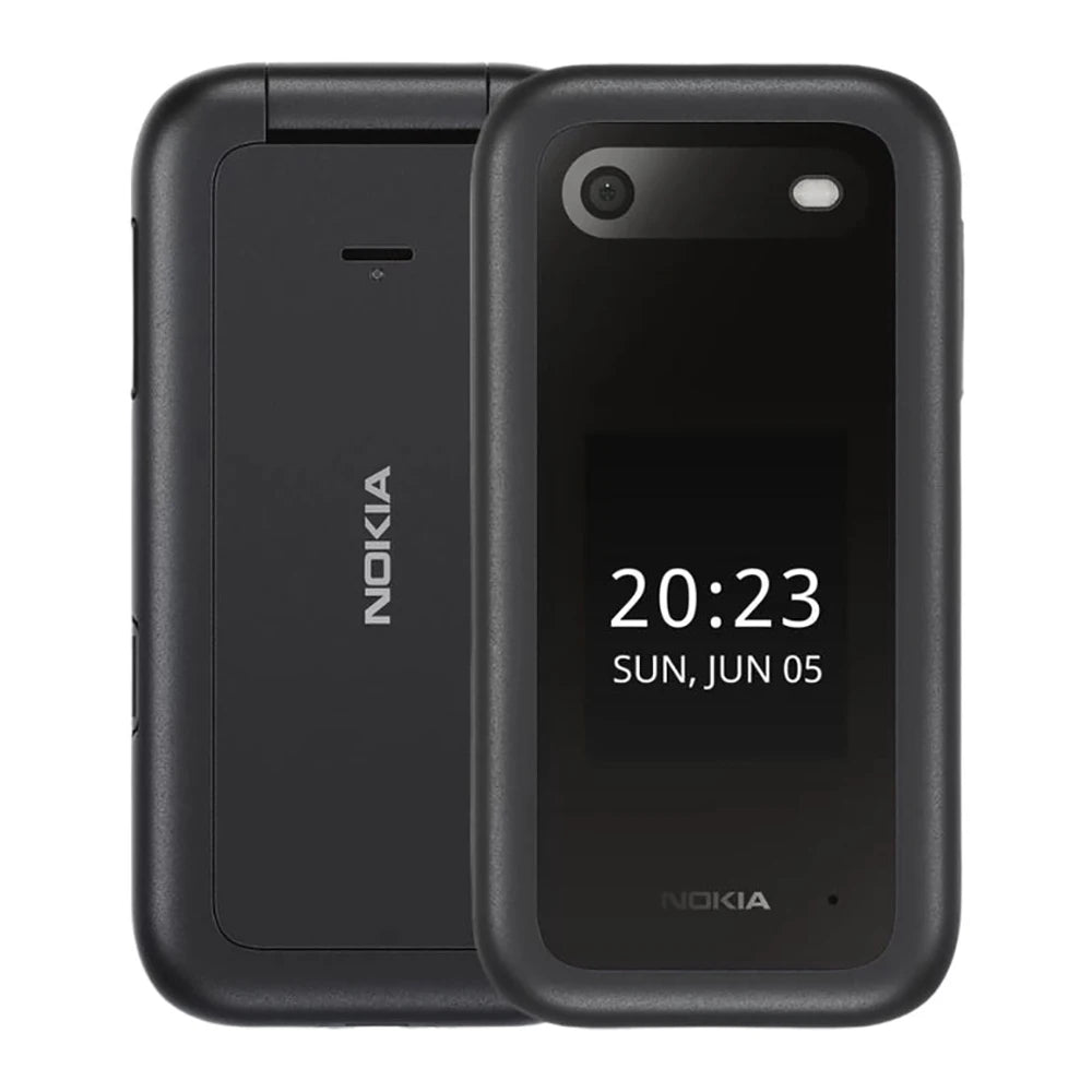 Nokia 2660 Flip 4G Backup Phone 2SIM 2.8-inch 1450mAh Flashlight Bluetooth 4.2 3.5mm FM Radio Micro-USB Nokia Used Phone Unlock
