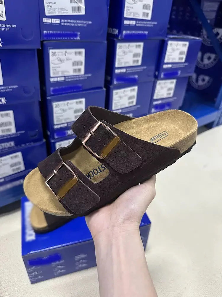 Fashionable modern men's and women's sandals are comfortable and versatile for summer, beach, and outdoor use