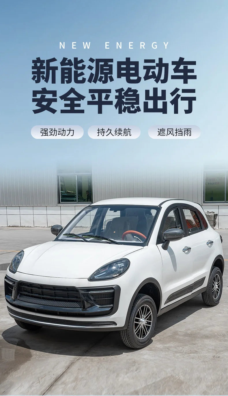 small fully enclosed adult women elderly transportation electric vehicle heating and cooling air conditioner lithium battery