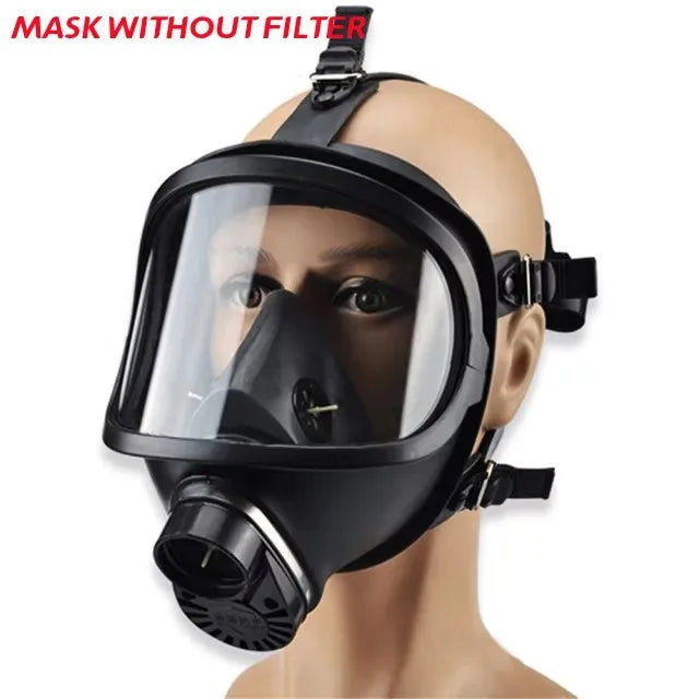 3 of 12 Essential CBRN Survival Items - MUST HAVE: MF14/05 type gas mask, chemical anti nuclear pollution radiation head mounted respirator, full face gas mask with 40mm filter