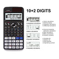 1-10 pcs scientific calculator battery power advanced calculator, with 552 functions, suitable for school students and teachers
