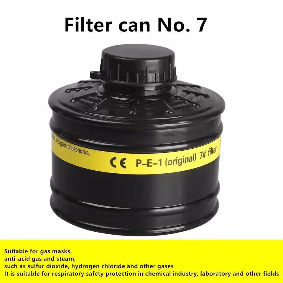9 of 12 Essential CBRN Survival Items - MUST HAVE: Gas Mask Filter 40mm Respirator Canister Practical Replacement Accessory mask Chemical gas mask Respirator