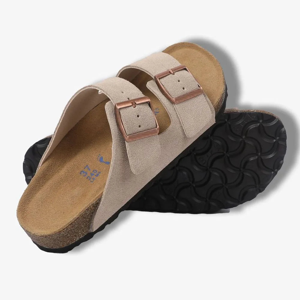 Fashionable modern men's and women's sandals are comfortable and versatile for summer, beach, and outdoor use