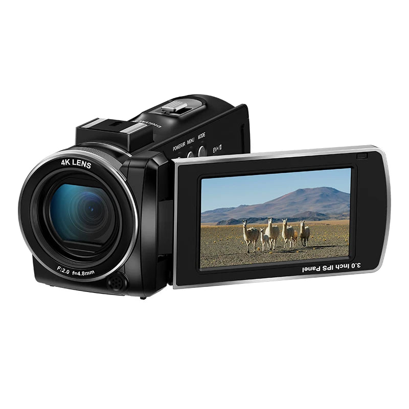 ORDRO Z36 4K 18X Digital Zoom Video Camcorder with IR Night Vision 64M Vintage Style Vlog Camera