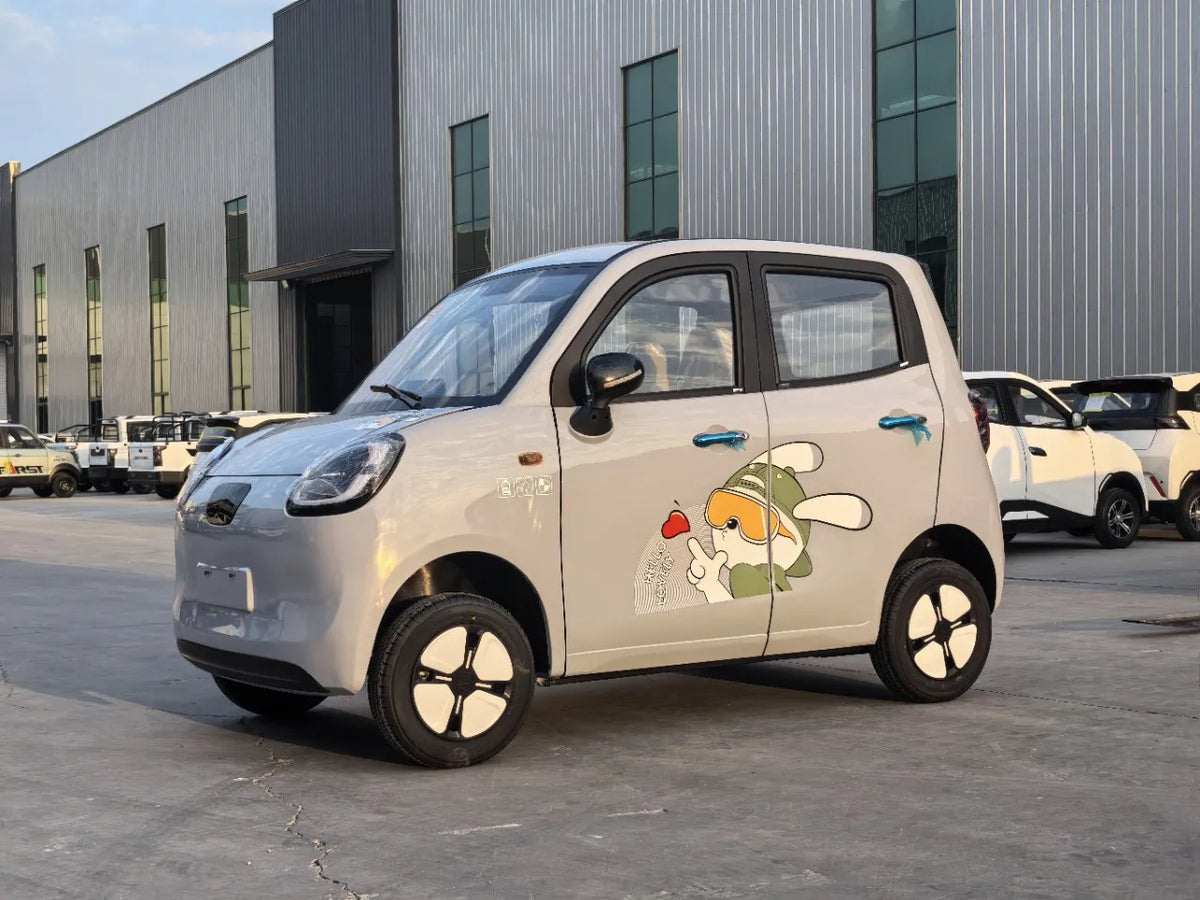 Electric Four-wheel Family Women New Energy Adult Air Conditioner Transportation Battery Car Upgraded To Oil and Electricity