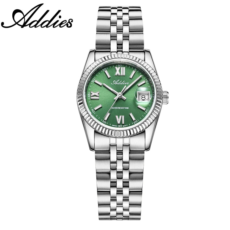 ADDIES 28mm Woman's Watches BGW9 Super Luminous Sapphire Mirror 5Bar Waterproof Diving Elegant Quartz Watch For Women AW25901