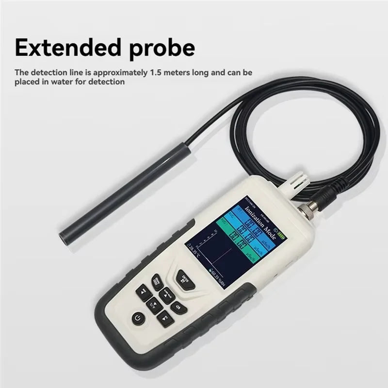 5 of 12 Essential CBRN Survival Items - MUST HAVE: 1.5M Extendable Probe Geiger Counter Nuclear Radiation Detector for Water/Soil Testing, Waterproof Submersible βγX Ray Dosimeter