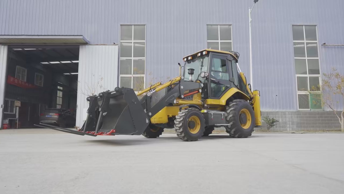 New 7.8 Ton Excavator Loader 4x4 Backhoe Loader Multi-Purpose 4WD All-Terrain Diesel Agricultural Tractor Construction Machinery