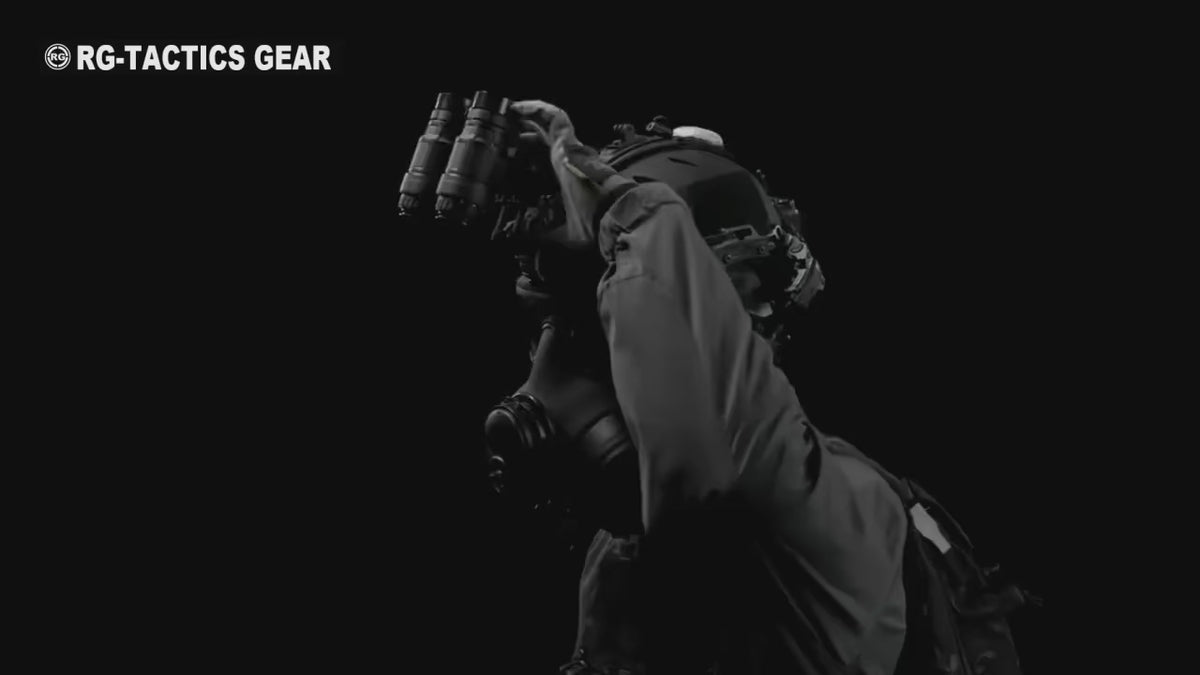 M53  Gas Mask CBRN (Chemical, Biological, Radiological, and Nuclear) protective gear for Tactical  Full Face Protective Mask with Fan Filteer Microphone Communication